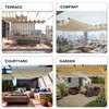 ECOOPTS 3'x12' Retractable Wave Sun Shade Canopy Pergola Cover Shade