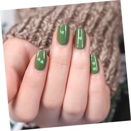 Baluue 2 Sets Nail Glitter Sequins Heart Shape Foil Art Nail Stickers Makeup Glitter Kit