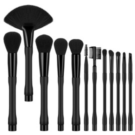 11 Pcs Makeup Brush Set Premium Synthetic Foundation Powder Concealers Eye Shadows Blush Makeup Brushes