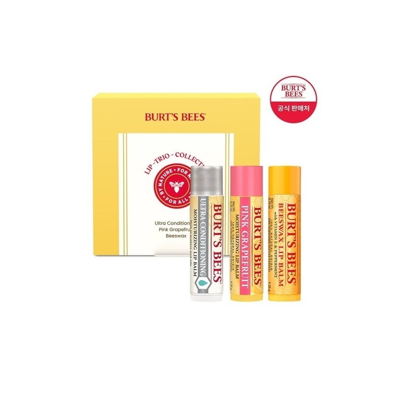 Burt's Bees Lip Collection Trio Set / 버츠비 립콜렉션 트리오세트