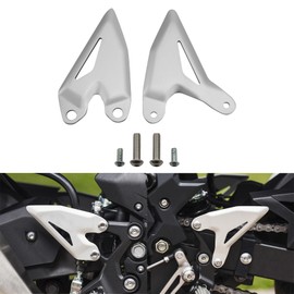TCMT Foot Peg Heel Plate Guard Fit For Kawasaki Ninja 400 2018-24 500 2024 Z400 2019-2024 Z500 2024