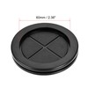 sourcing map Pack of 4 Rubber Grommets Round Double Sided
