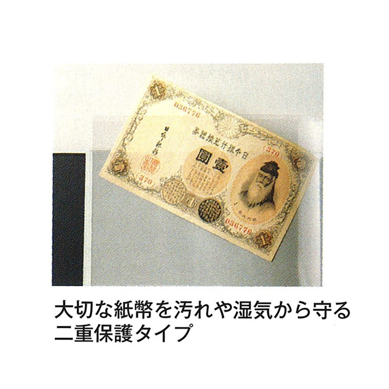 テージー 紙幣アルバム スペア台紙 C-35S2 2段台紙 5枚入