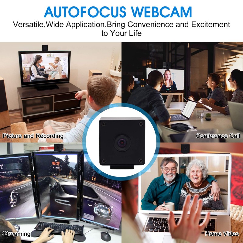 G Autofocus usb Camera 1080p Wide Angle Webcam,2mp 100degree No