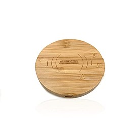 Accuratus Charge 100 - Bamboo 10W Wireless Qi Fast Induction Charger