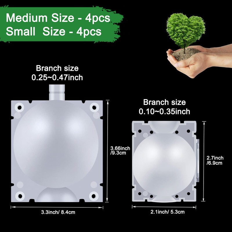 Plant Rooting Grow Propagation Ball,Air Layering kit,Assisted Cutting Rooting,Reusable Plant