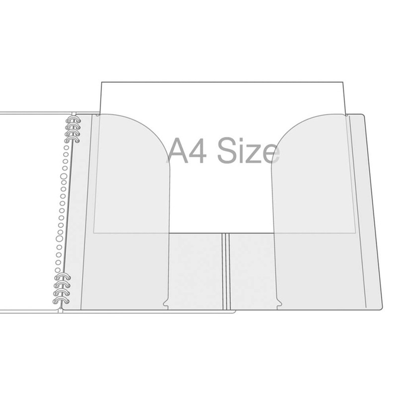 キングジム(Kingjim) King Jim 9855TES-L106 Tefline Style B5 Stripe Ring Notebook
