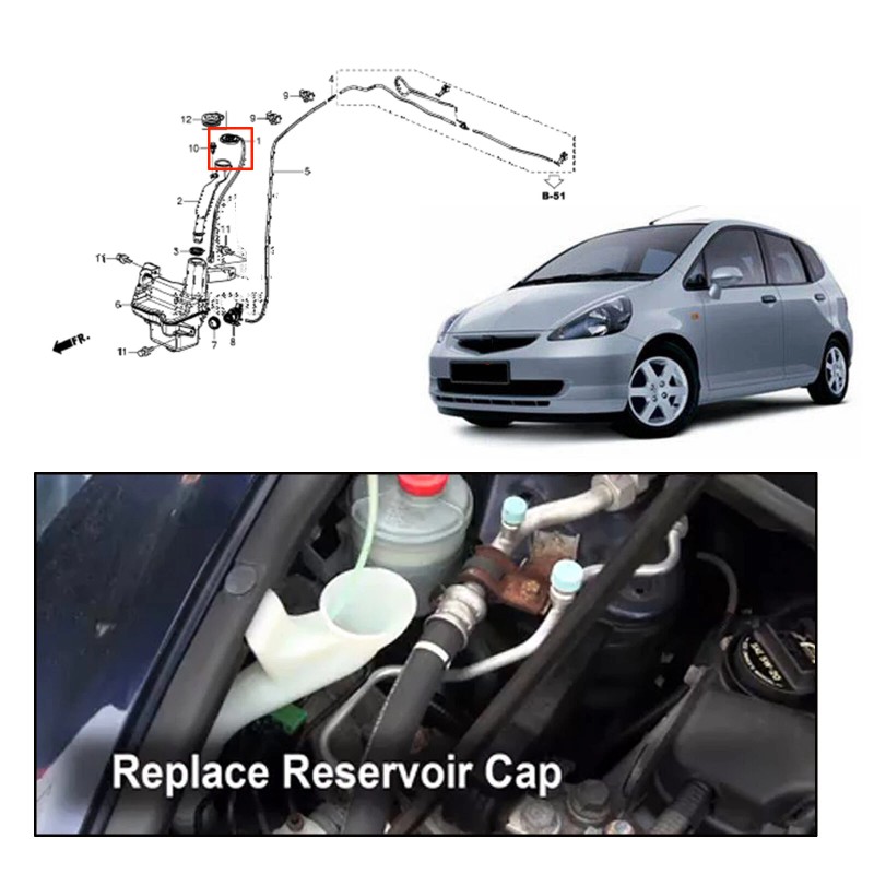 Xukey For Acura TSX TL RSX Honda Integra Windshield Washer