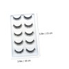 BIUDECO Fake Eyelashes Girl Beauty Cosmetics Realistic Look Soft Material