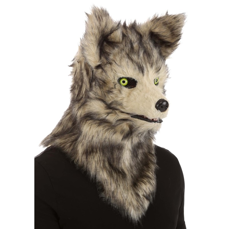 Elope Wolf Mouth Mover Adult Mask Standard, multicoloured