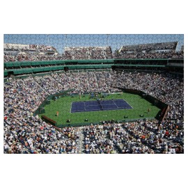 Wooden Jigsaw Puzzles for Adults 1000 Pieces Puzzle-Crowded Tennis Stadium