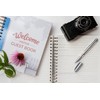 Visitor Guest Book Spiral Welcome Hardcover Sign in Log Book