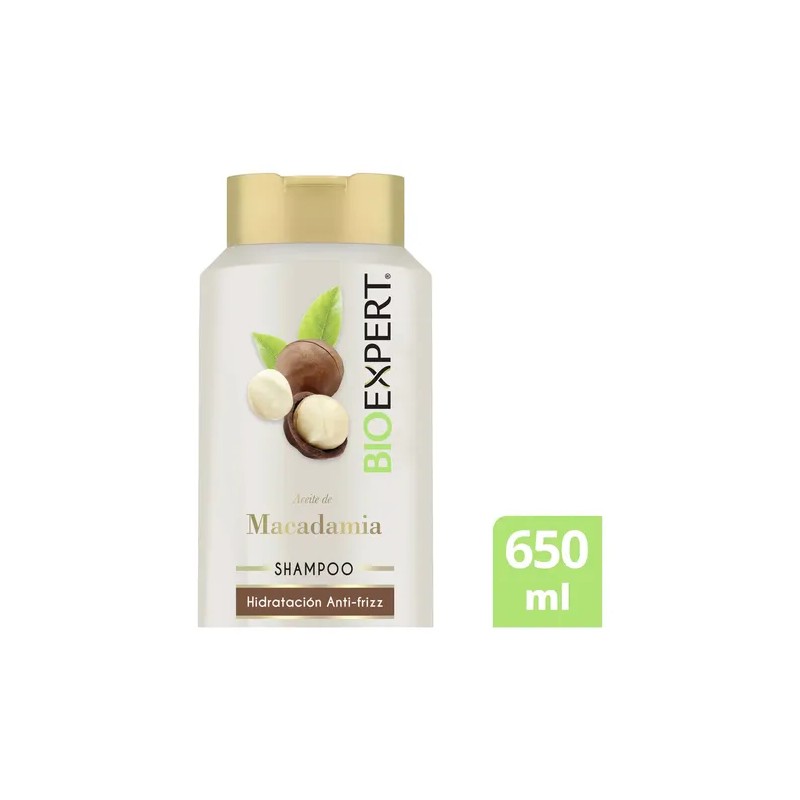 Shampoo Aceite De Macadamia Antifrizz 650ml Bioexpert