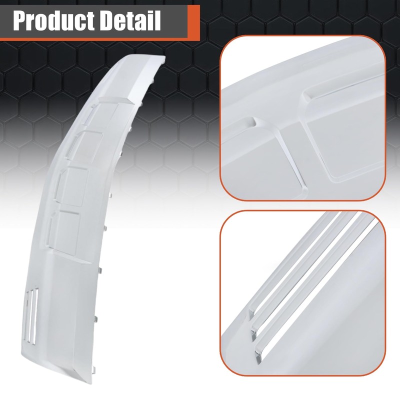 labwork Front Bumper Lower Valance Skid Plate Chrome without Hole