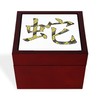 CafePress Black & Yellow Snake Chinese Character Keepsake Bo Memory