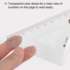 sourcing map 2 Pieces Triangle Ruler Square 18cm 16cm 30/60