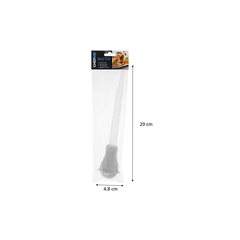 Chef Aid Traditional Baster, Essential Kitchen Gadget for Basting While