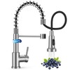 Kitchen Faucet with Pull Down Sprayer, High Arc Single Hole