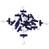 NewShot 20x High-strength Zip Sliders/booms for Boat/Sea Fishing (Blue)