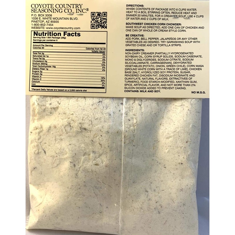 Coyote Country's Green Chile Chowder Soup Mix (3 Pack)