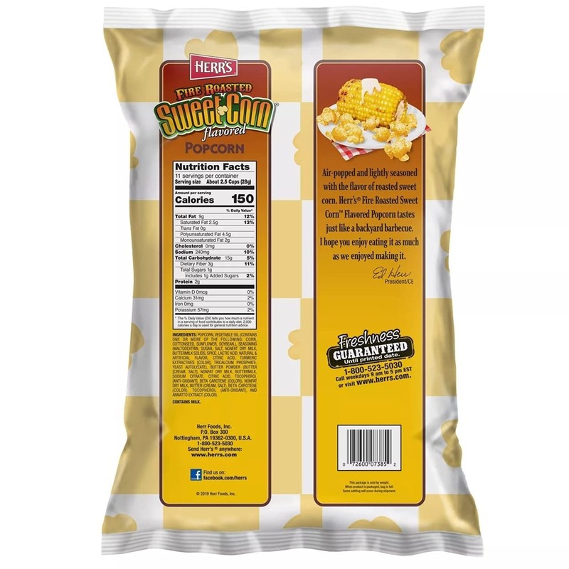 Herr's Fire Roasted Sweet Corn Flavored Popcorn
