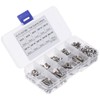 SNOKAY 340Pcs M3 Stainless Steel Button Head Hex Socket Head