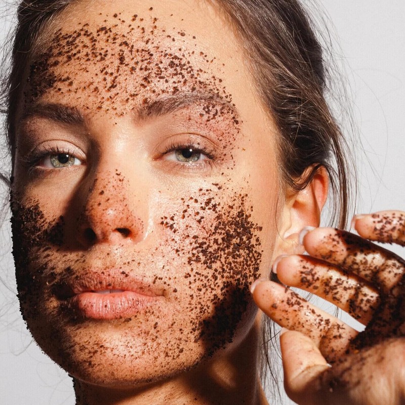 Luxe Foaming Coffee Facial Scrub Gently Exfoliates - 2 oz.