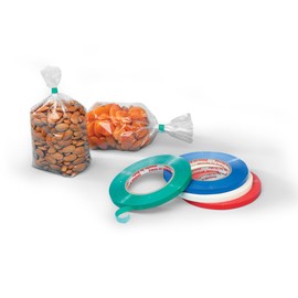 3/8"x 540' Red Tape for Sealing Plastic Bags (Case of 12)