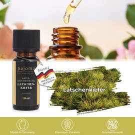 pajoma Duftöl 10 ml, Latschenkiefer - Golden Line | 100% Naturrein Ätherisches Öl für Aromatherapie/Duftlampe | Premium Qualität