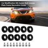 For Bumper Washers M6 Black Car Modification M6 Seal Bolt
