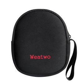 Headset Storage Bag SBR Lightweight Headphone Case for Wired and Wireless Headsets Soft Neoprene Travel Carrying Storage Bag Compatible with Foldable Over-Ear Headphones/Neckband Earphones Including