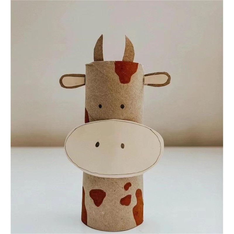 Ruisky 32 Pcs Cardboard Tubes Craft Rolls, Kraft Paper Rolls