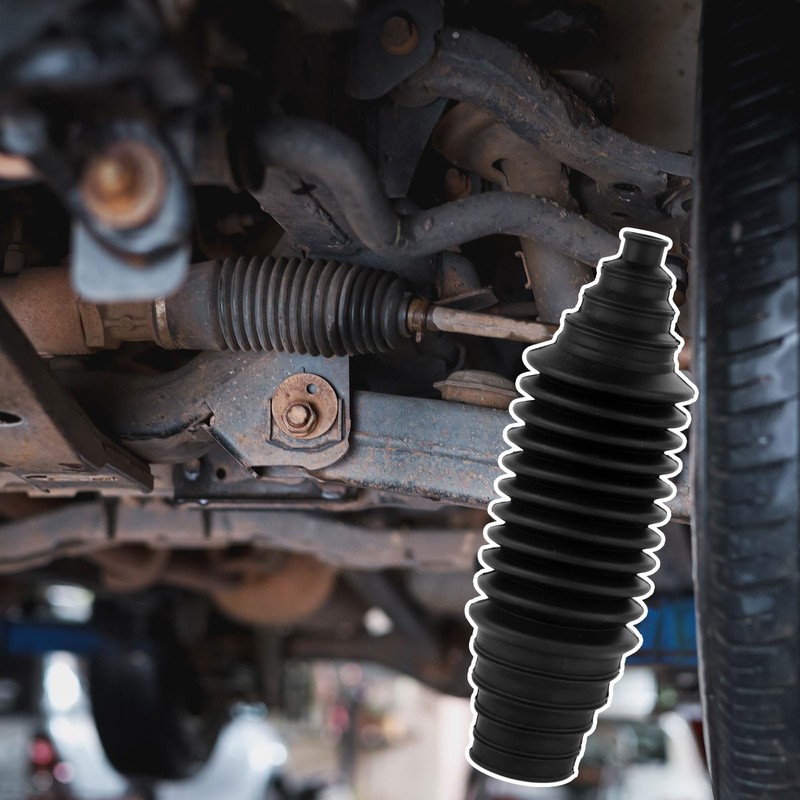 Inner Tie Rod Boot Kit, 8.66x2.36x2.36in Silicone Steering Rack Boot