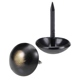 TA-VIGOR 50Pcs Decorative Upholstery Tacks, Brass Tacks, Furniture Tacks, 11mm Head Dia 17mm Length Upholstery Nails Decorative Tacks for Furniture