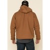 Carhartt Men's Relaxed Fit Washed Duck Sherpa-Lined Jacket, Brown, Large/regular