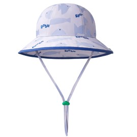 KOCOTREE Baby Sun Hat, Toddler Bucket Hat for Boys Girls Infant Beach(Blue, M)