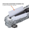 SWOPT 12" Combination Squeegee Head - Blade With Detachable Microfiber