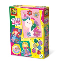 SES Creative 14132 Mermaid Glass Bead Pictures, Multicoloured, One Size