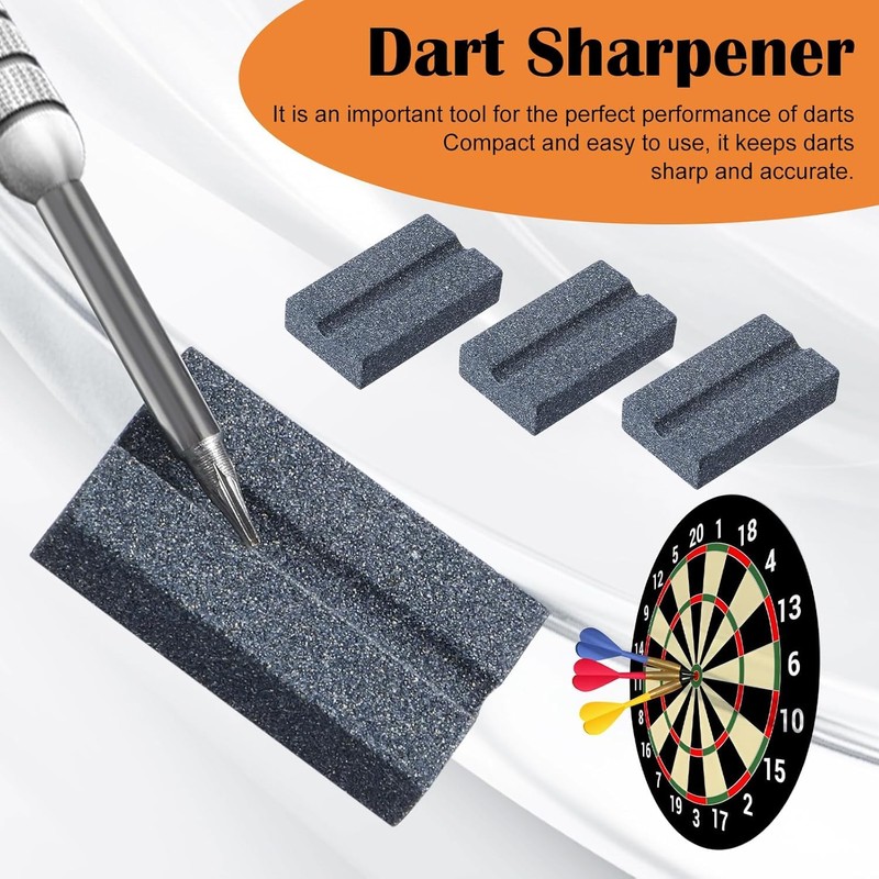 4 Pack Dart Sharpener V-Sharp Stone Darts Sharpener Tool for
