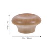 Kichvoe 2Pcs Jar head pot cover Anti-scald pot replacement small