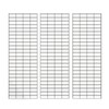 Econoco - Panel Slat Grid Display – Metal Slat Grid