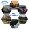 RAINDEWAY Black Tarp 6x8 Feet, UV Resistant, 8 Mil Multipurpose