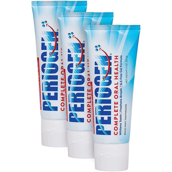 Periogen Toothpaste 3-Pack (Best Value) - Plaque & Tartar Control Formula - Fall Sale!