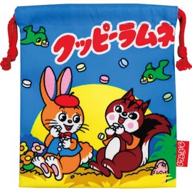 J's Planning FRK934 Candy Package Drawstring Cupy Ramune H 8.3 x W 7.1 inches (21 x 18 cm)