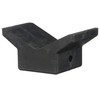 Attwood 11202-1 Boat Trailer Rubber Bow Stop V-Block, Black, 4-Inch
