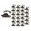 QCAA Zinc Die Cast Window Sash Lock, 2-7/16", Brushed Antique