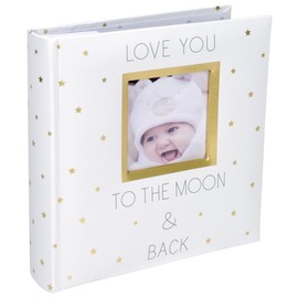 Malden International Designs 7096-26 Love You to The Moon Photo Album