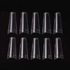 500 Pcs Natural False Nails, Long Coffin Nails Clear Coffin