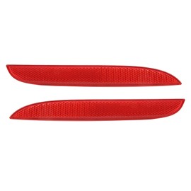 1 Pair Rear Bumper Reflector High Strength Car Left Right Red Tail 63142990863 Bumper Marker Reflector for E84 X1 2010-2015