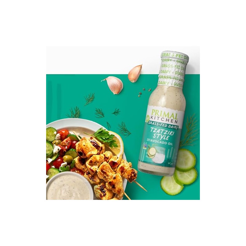 Primal Kitchen Tzatziki Dairy Dressing, 8 oz